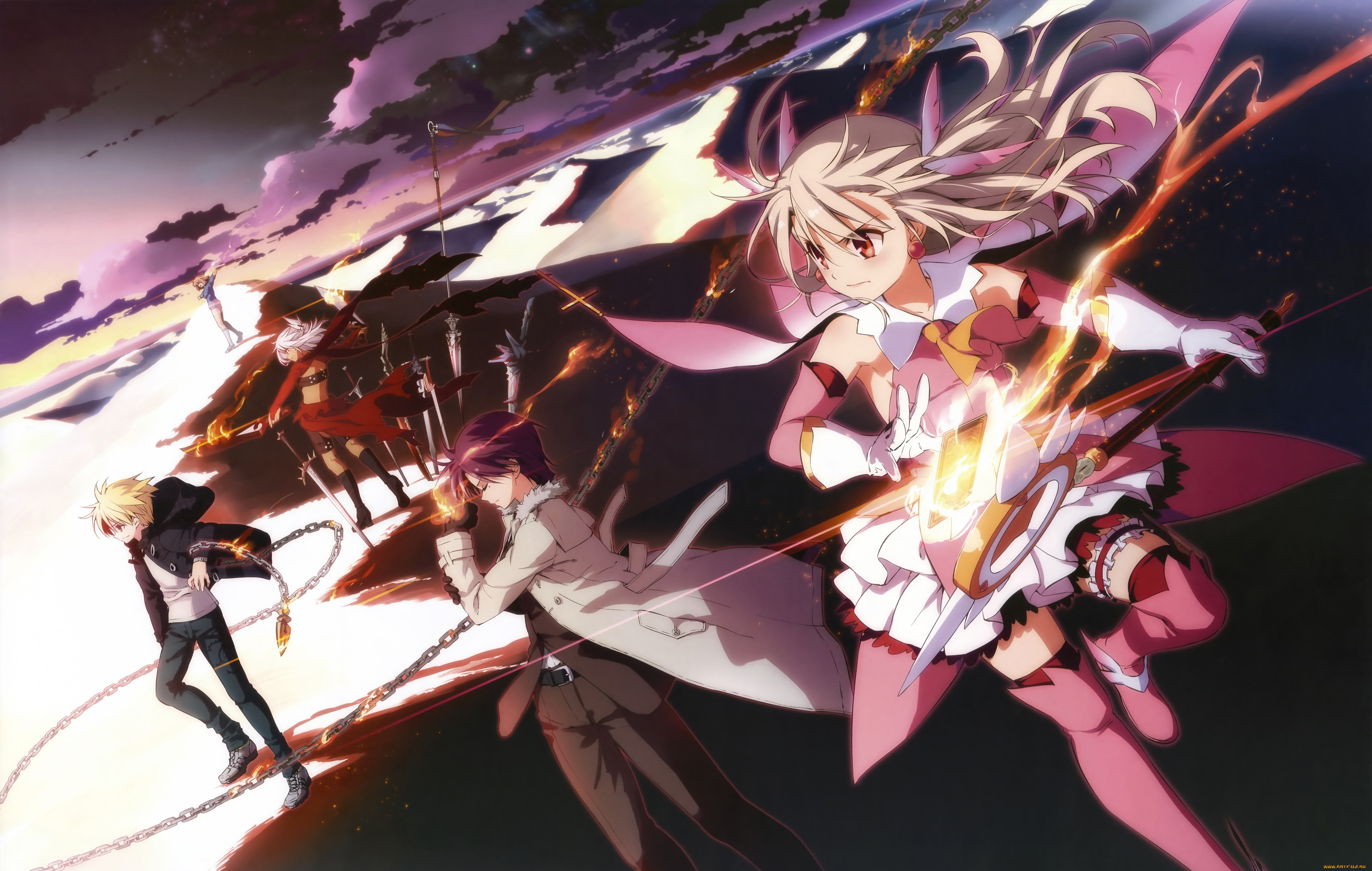 , fate, stay night, stay, night, , , , , , , , , illyasviel, von, einzbern, gilgamesh, chloe, bazett, fraga, mcremitz